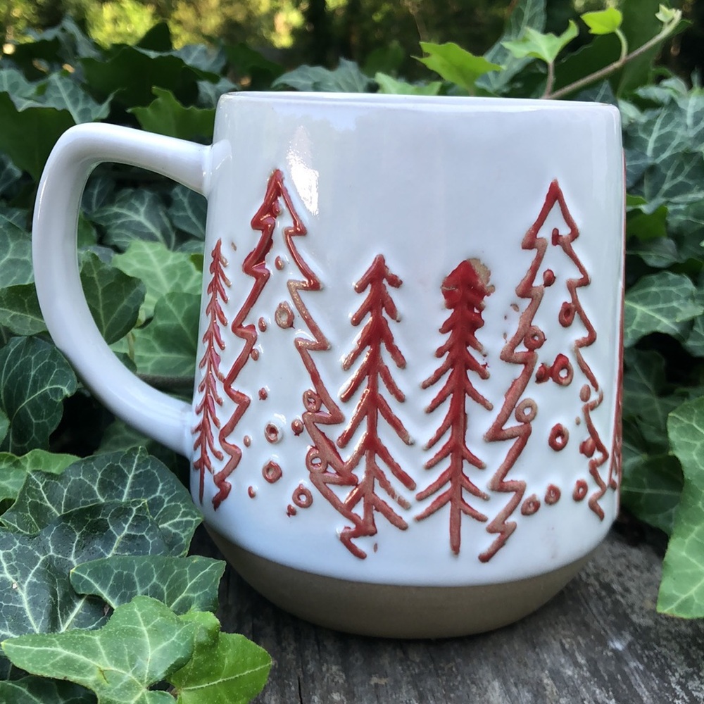 🎄🎄🎄Beautiful Red & white Christmas mug